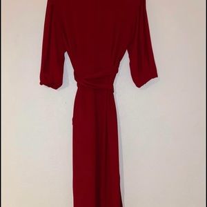 Red zara dress